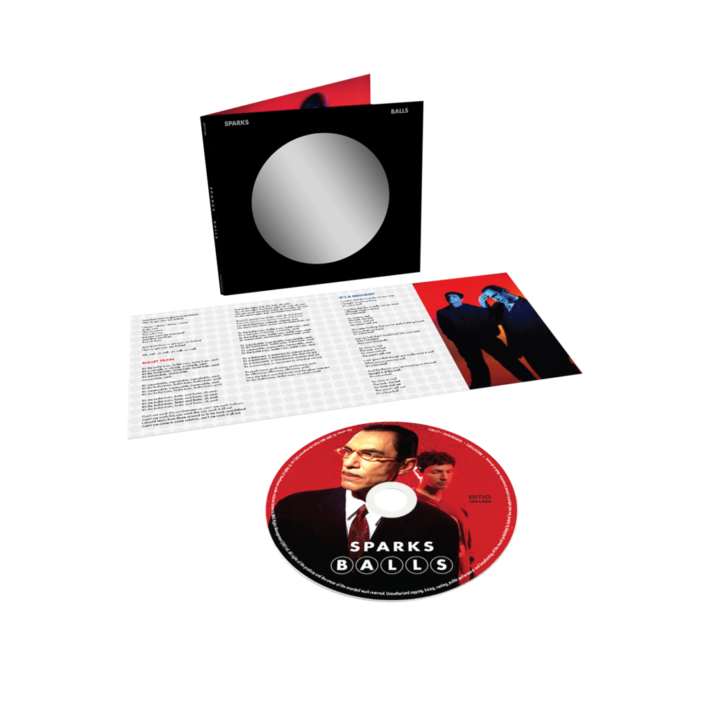 Music album packaging featuring a CD, lyric booklet, and album cover artwork.