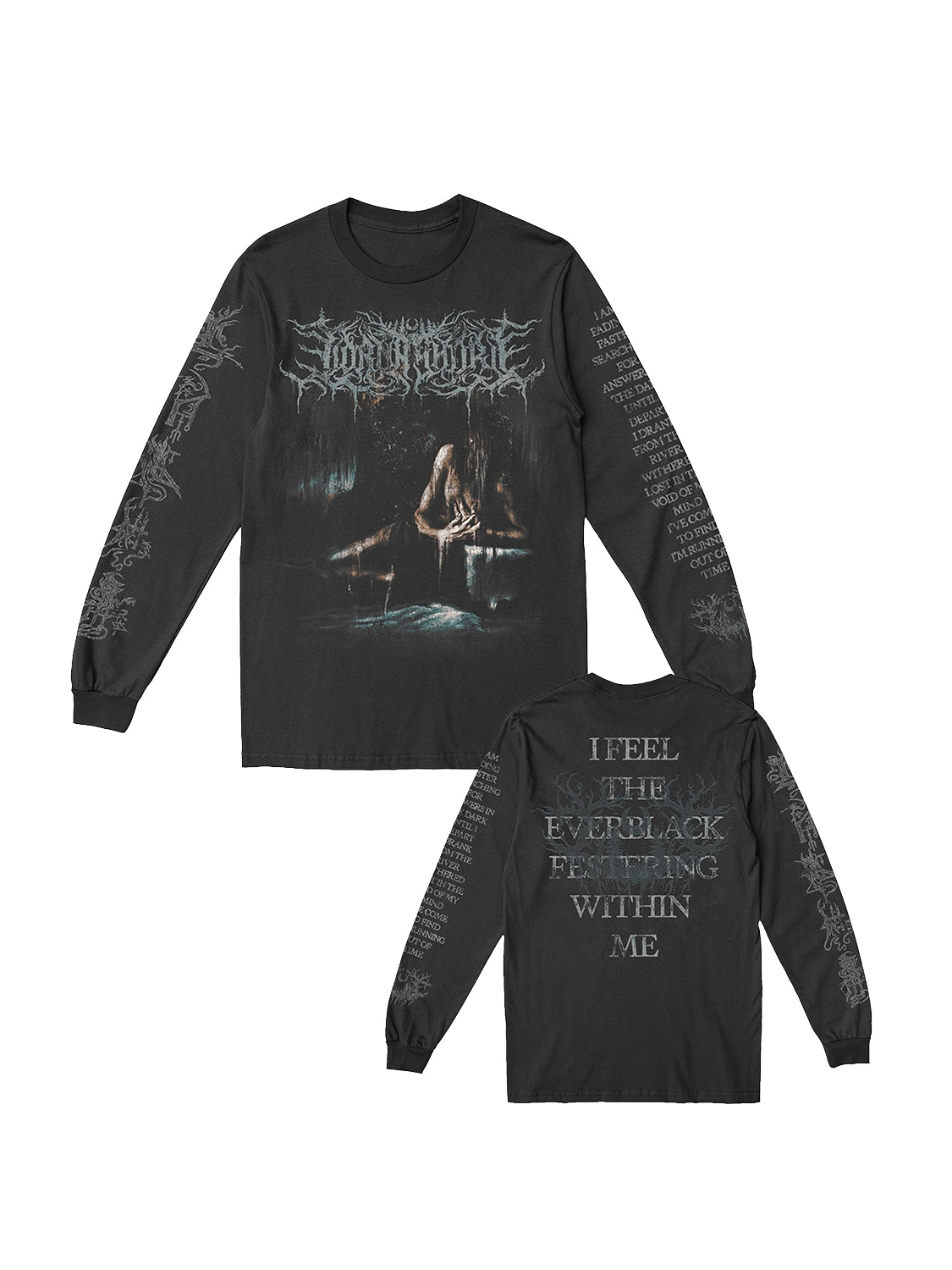 IFTEFWM COVER - ブラックロングTシャツ