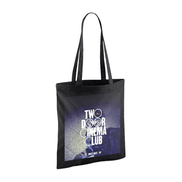 TOURIST HISTORY TOTE - ブラックトートバッグ
